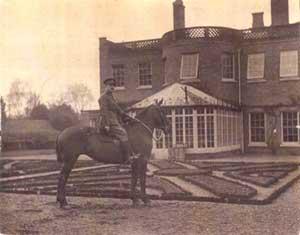 Major Kenny at Downhall Hall